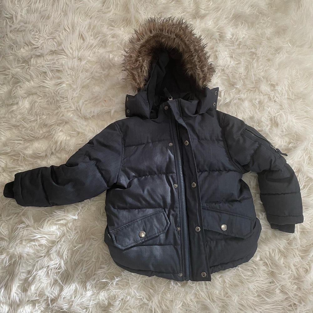 Hooded Winter Boys Coat
